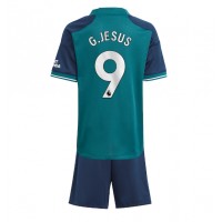 Otroški Nogometni dresi Arsenal Gabriel Jesus #9 Tretji 2023-24 Kratek Rokav (+ Kratke hlače)